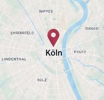 Köln – illustrative Karte, kein konkreter Studiostandort