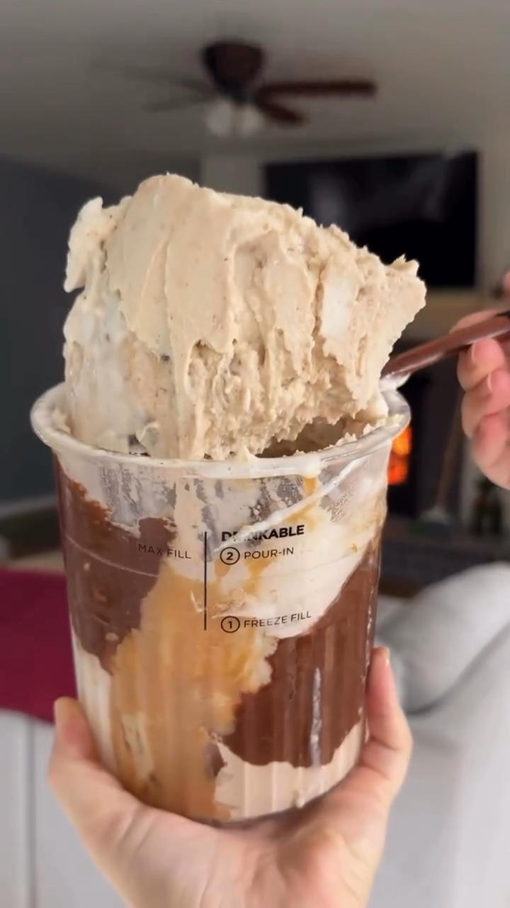 Ninja Creami Eis mit Schoko- und Karamell-Swirls – Rezeptinspiration